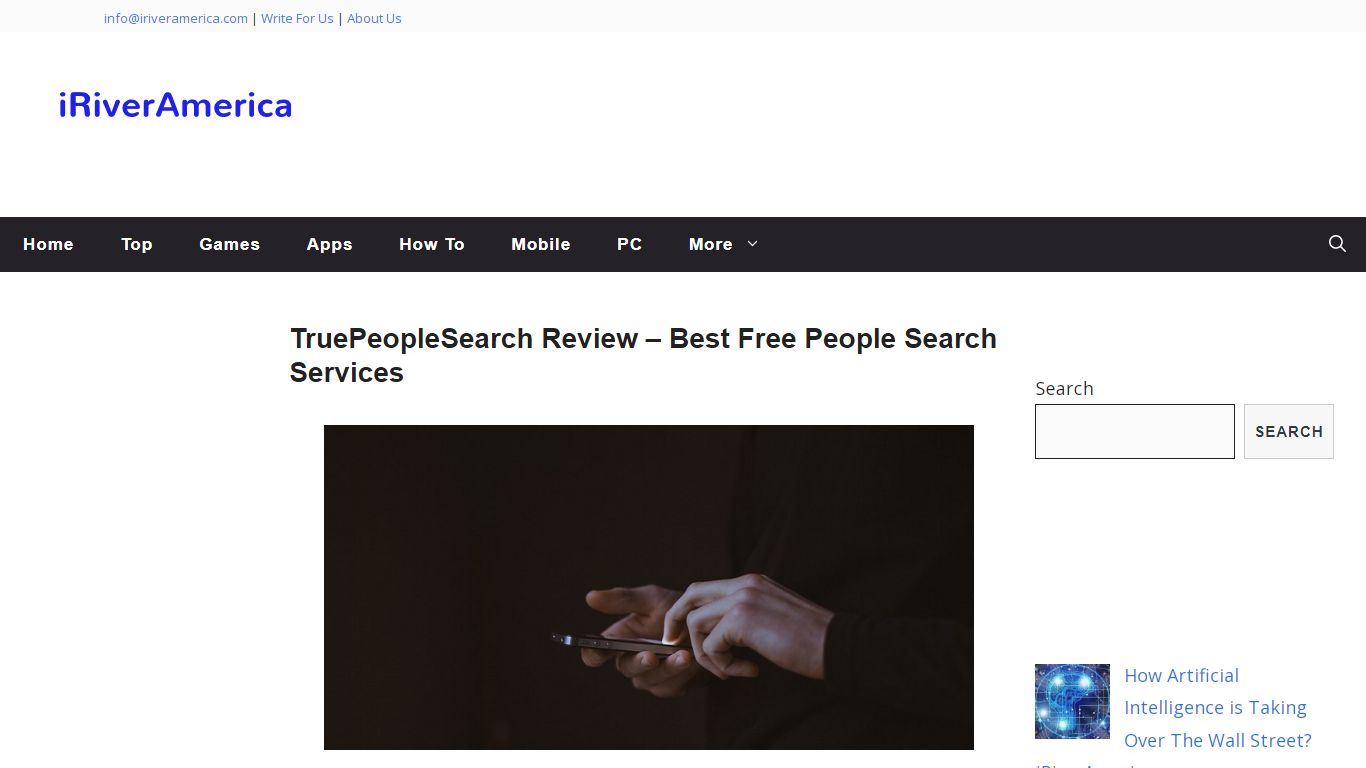 Why it is the best Free People Search Service? - iRiverAmerica